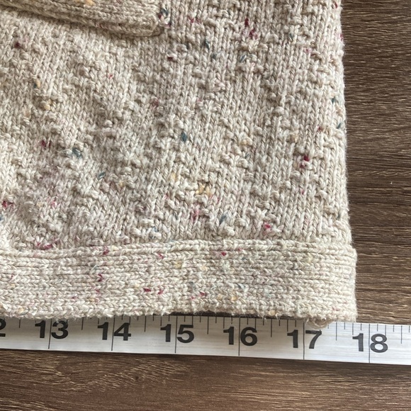 Vintage Russ Sport Speckled Cream Button-Up Vest Women’s Large - Picture 7 of 10